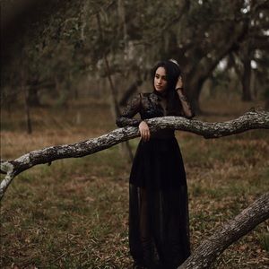 Beautiful Black Maxi Prom Dress